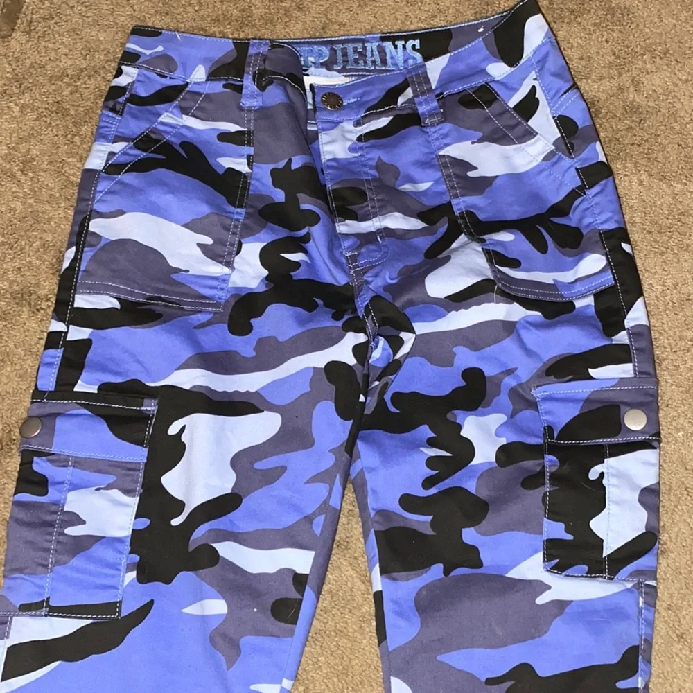 Blue camo Baggy Jeans - Picture 3 of 5